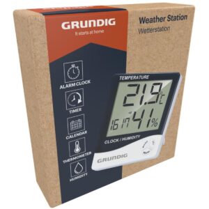 ORŲ STOTELĖ LAIKRODIS KALENDORIUS ŽADINTUVAS LCD GRUNDIG 358420 - Image 2
