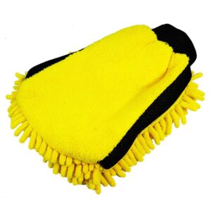 DUNLOP 418148 2-in-1 ŠENILINĖ AUTOMOBILIO PLOVIMO PIRŠTINĖ IŠ MIKROPLUOŠTO IR ŠLUOTELIŲ - Image 3