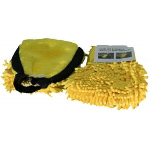 DUNLOP 418148 2-in-1 ŠENILINĖ AUTOMOBILIO PLOVIMO PIRŠTINĖ IŠ MIKROPLUOŠTO IR ŠLUOTELIŲ - Image 5