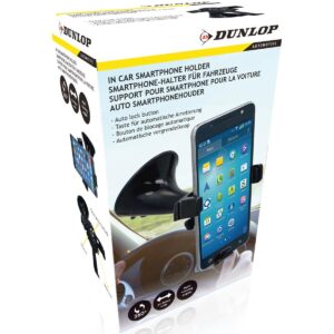 UNIVERSALUS AUTOMOBILINIS TELEFONO LAIKIKLIS, BESISUKANTIS 360 LAIPSNIŲ KAMPU, SU SIURBTUKU DUNLOP 135489 - Image 4