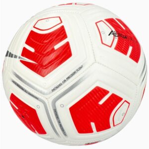 NIKE STRIKE 290G FUTBOLO KAMUOLYS WHITE/BRIGHT CRIMSON/SILVER 5 DYDŽIO 694803 - Image 2