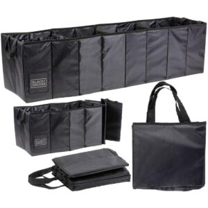 ORGANIZATORIUS DĖŽUTĖ 4 SKYRIŲ SULANKSTOMAS 110X30X30cm BLACK + DECKER 235820