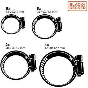 SLIEKINIS SPAUSTUKAS, VERŽIKLIS 20VNT. BLACK + DECKER 238364 - Image 9