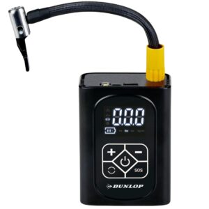 AUTOMOBILINIS KOMPRESORIUS DUNLOP 150 PSI SKAITMENINIS ORO KOMPRESORIUS SU POWERBANK FUNKCIJA 307176 - Image 3