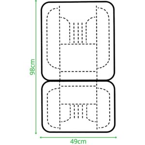 ŠILDOMA AUTOMOBILIO SĖDYNĖS PAGALVĖ DUNLOP 12V 35W/45W 267814 - Image 6