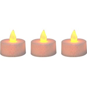 3 LED ARBATINIŲ ŽVAKUČIŲ RINKINYS SU BLIZGUČIAIS 262972 - Image 5