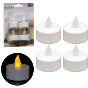 4 LED ARBATINIŲ ŽVAKIŲ RINKINYS 756504