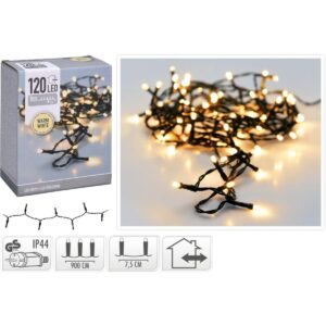 KALĖDINĖS LEMPUTĖS GIRLIANDA 120 LED ŠILTA BALTA 259117