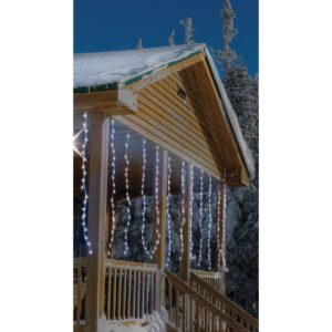 KALĖDINĖS LEMPUTĖS ŠVIESOS UŽUOLAIDA WATERFALL LAUKO 220 LED ŠALTA BALTA 5 GREIČIAI 253867 - Image 4