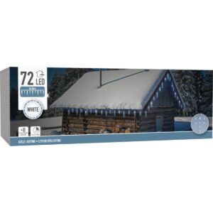 ŠVIESOS UŽUOLAIDA VARVEKLIAI LAUKO 72 LED ŠALTA BALTA TAIMERIS 651304 - Image 3