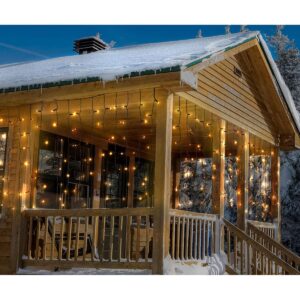 KALĖDINĖS LEMPUTĖS ŠVIESOS UŽUOLAIDA 200x70CM LAUKO LED ŠILTA BALTA FLASH 746741 - Image 5