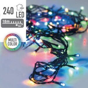 KALĖDINĖS LEMPUTĖS GIRLIANDA 240 LED SU LAIKMAČIU MULTICOLOR 809580 - Image 2