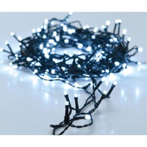 KALĖDINĖS LEMPUTĖS ŠVIESOS GIRLIANDA 240 LED LAIKMATIS ŠALTA BALTA 809993 - Image 3
