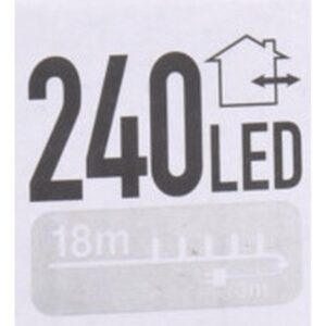 KALĖDINĖS LEMPUTĖS ŠVIESOS GIRLIANDA 240 LED MULTIKOLOR 259285 - Image 8