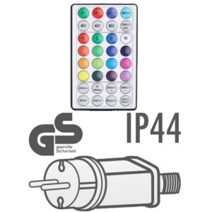 KALĖDINĖS LEMPUTĖS ŠVIESOS UŽUOLAIDA LAUKUI/VIDUI 144 LED 120X120CM SU NUOTOLINIO VALDYMO PULTELIU ŠILTA BALTA 232074 - Image 7