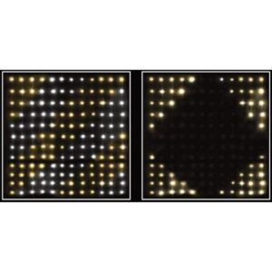 KALĖDINĖS LEMPUTĖS ŠVIESOS UŽUOLAIDA LAUKUI/VIDUI 144 LED 120X120CM SU NUOTOLINIO VALDYMO PULTELIU ŠILTA BALTA 232074 - Image 9
