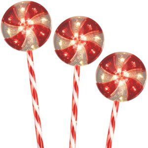 LED SODO DEKORACIJA CUKRINIAI SALDAINIAI, 3 VNT. RINKINYS, ŠILTAS APŠVIETIMAS 7277891
