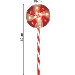 LED SODO DEKORACIJA CUKRINIAI SALDAINIAI, 3 VNT. RINKINYS, ŠILTAS APŠVIETIMAS 7277891 - Image 3