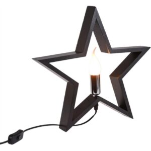 DEKORACINĖ LED ŽVAIGŽDĖ 35CM JUODA 378826