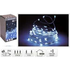 LED VIELINĖ GIRLIANDA 320 LED ŠALTA BALTA 725449 - Image 5