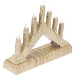 ADVENTO ŽVAKIDĖ 15,5x3,2x13,5CM 7 LEMPUTĖS MAITINAMA BATERIJOMIS PUŠIS 1065717
