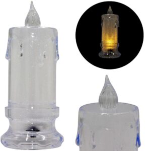 DEKORACINĖ ŽVAKĖ 5x11CM LED DEKORUOTA 809511