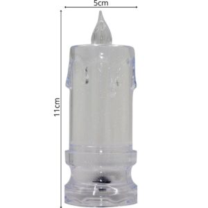 DEKORACINĖ ŽVAKĖ 5x11CM LED DEKORUOTA 809511 - Image 4