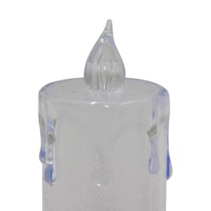 DEKORACINĖ ŽVAKĖ 3,5x8CM LED DEKORUOTA 809436 - Image 3