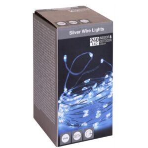 LED vielinė girlianda 240 LED šaltai balta 725425 - Image 4