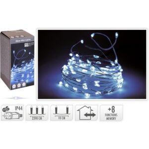 LED vielinė girlianda 240 LED šaltai balta 725425 - Image 7