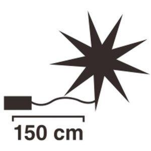 DEKORACINIS KABANTIS SNAIGĖS FORMOS PAPUOŠIMAS 50LED SIDABRINIS 212441 - Image 4