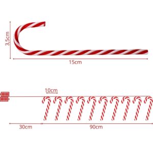 GIRLIANDA 10 LED SALDAINIAI LAZDELĖS EGLUTEI ŠILTA BALTA LUCA 642237 - Image 4