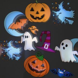 LED PROJEKTORIUS KEIČIAMI SKAIDRĖS ŠVENTĖMS HALLOWEEN 7692175 - Image 7