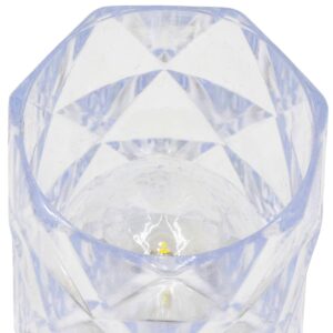 MINI DEKORACINĖ LEMPA 6 CM SKAIDRI ŠILTA BALTA 1 LED 782975 - Image 2