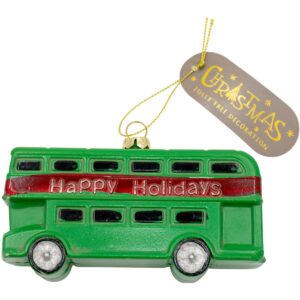 PLASTIKINIS KALĖDINIS ŽAISLIUKAS FORMA TURISTINIS AUTOBUSAS 1065984 - Image 3