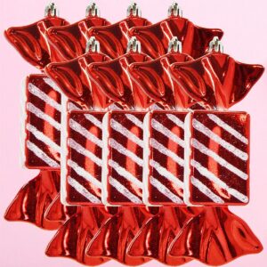PLASTIKINIS KALĖDINIS ŽAISLIUKAS FORMAI 15CM SALDŽIAI 8VNT. MICA 263965 - Image 3
