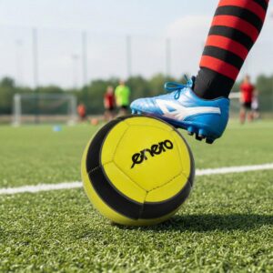 FUTBOLO KAMUOLYS ENERO MINI 12 PLOKŠČIŲ GELTONAS 1 DYDŽIO 1076232 - Image 4