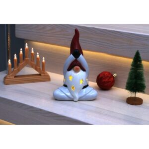 KALĖDINĖ FIGŪRĖLĖ KALĖDŲ SENELIS NYKŠTUKAS LED 20CM 1041636 - Image 8