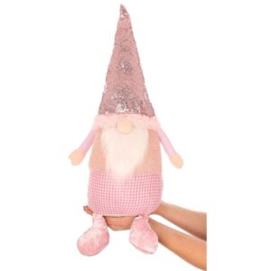 DEKORACINIS NYKŠTUKAS SU ŽVYNELIAIS 50CM ROŽINIS 1044927 - Image 2