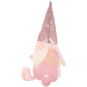 DEKORACINIS NYKŠTUKAS SU ŽVYNELIAIS 50CM ROŽINIS 1044927 - Image 4