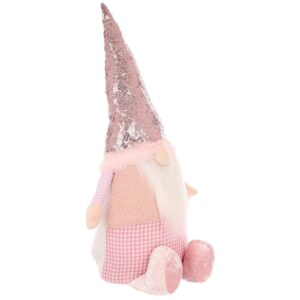 DEKORACINIS NYKŠTUKAS SU ŽVYNELIAIS 50CM ROŽINIS 1044927 - Image 6