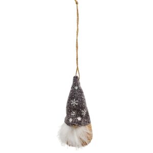 PAKABUKAS KALĖDINIS ŽAISLIUKAS NYKŠTUKAS PILKAS 11CM 1044446 - Image 3