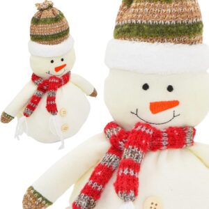 DEKORACINIS SENIS BESMEGENIS 23CM SU KEPURE IR ŠALIKU 1050355