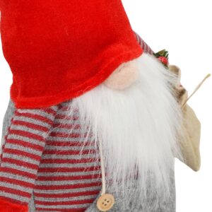 DEKORACINIS KALĖDŲ SENELIS 50CM BERNIUKAS SU MAIŠU IR ŠERKSNU 1050485 - Image 3