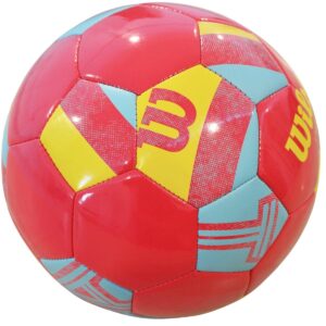 FUTBOLO KAMUOLYS WILSON IMPACT SB KORALINIS/GELTONAS/MĖLYNAS 5 DYDŽIO 849234 - Image 2