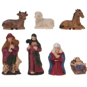 FIGŪRĖLĖS KALĖDINEI SCENAI 7VNT. 6,5CM 209427