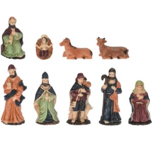 FIGŪRĖLĖS KALĖDINEI SCENAI 9VNT 8CM 209571