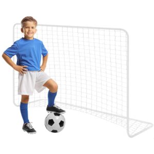 FUTBOLO VARTAI ENERO SU TINKLU 182x122x61CM BALTI 1003139 - Image 3