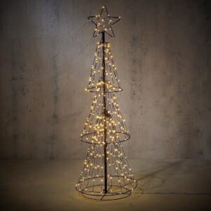 DEKORACINĖ EGLUTĖ 310 LED ŠILTA BALTA 150 CM LUCA 821303 - Image 2