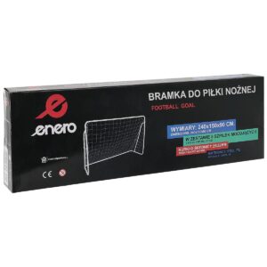 FUTBOLO VARTAI ENERO SU TINKLU 240x150x90CM FI 25 ir 22mm 1003160 - Image 4